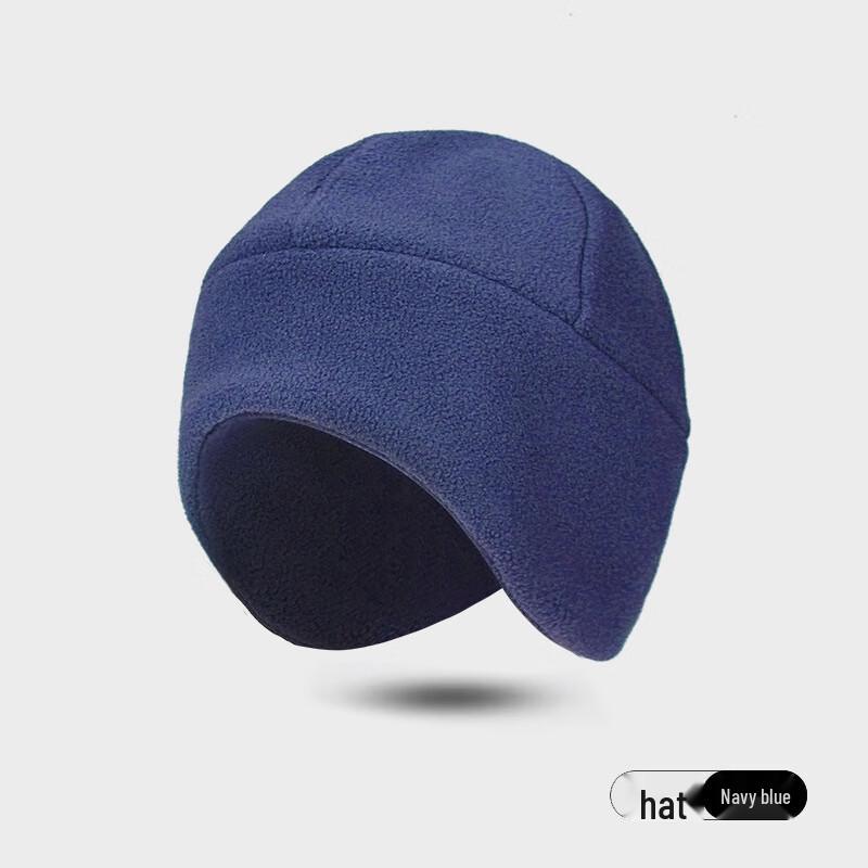 Мужская зимняя велосипедная шапка на флисовой подкладке