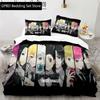 3d Anime Hunter X Hunter Bedding Set Duvet Cover Bed Set Quilt Cover Pillowcase Comforter King Queen Size Boys Adult Bedding Set