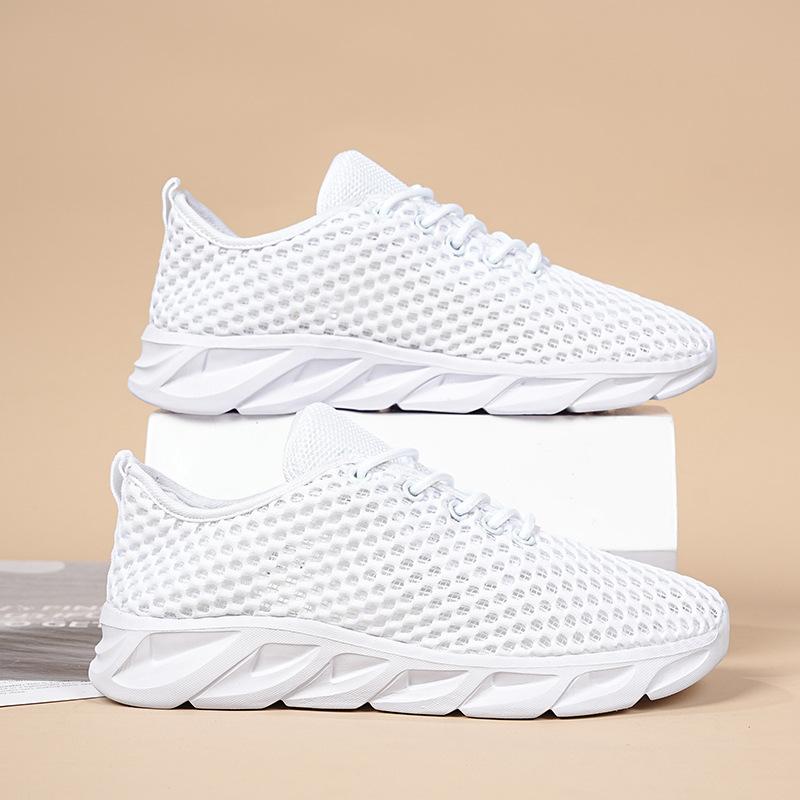 

Sneakers Mesh breathable casual running shoes lightweight student travel shoes women 42 белый