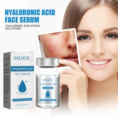 Hyaluronic Acid Serum 10ml - Gently Improves Facial Acne Blemishes, Controls Oil, Smooths and Softens Skin, Moisturizing Care Serum