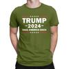 Men T-Shirts Donald Trump 2024 Shirt Take America Back 100% Cotton Tee Shirt Short Sleeve T Shirts Crewneck Clothes Gift Idea