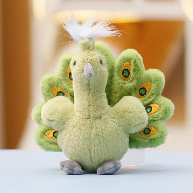 Cartoon Peacock Stuffed Animal Doll With Pp Cotton Filling For Gifts And Decor