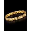 Mushen Light Luxury Niche 18K Gold Bracelet for Men and Women, New Four-Leaf Clover Full Diamond High-End Trendy Magnetic Jewelry
