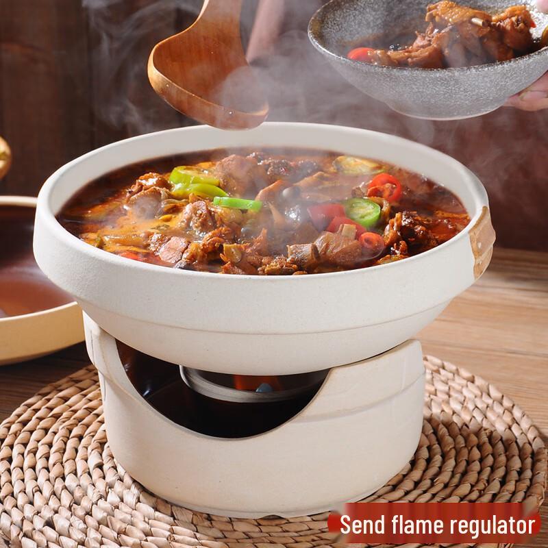 Ceramic Alcohol Hot Pot with Stove