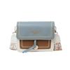 Fashionable Bag for Women, Versatile Crossbody Bag, Contrasting Color Shoulder Bags, Small Square Bag, Wide Shoulder Strap