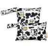 Waterproof Cartoon Print Washable Baby Diaper and Storage Organizer Bag