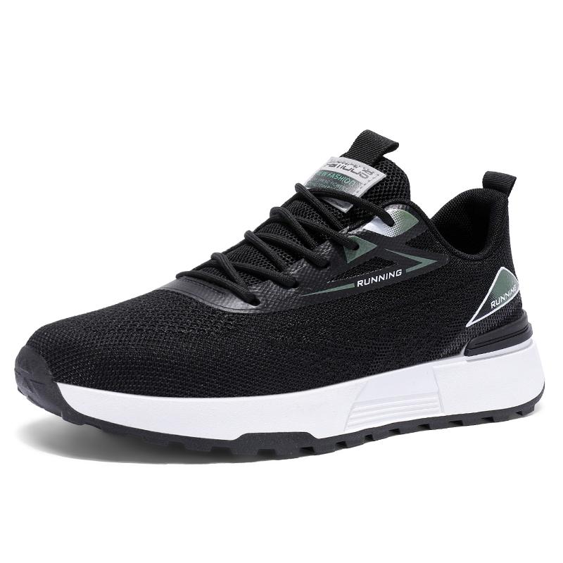 Men's Casual Sneakers Summer Outdoor Breathable Running Shoes Soft Comfortable Walking Shoes Lightweight Non-slip Popular Shoes