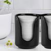 Set of 3 Elegant Paper Cup Organizers with Double Tubes Designs Home Decoration Portable for Household Easy Access