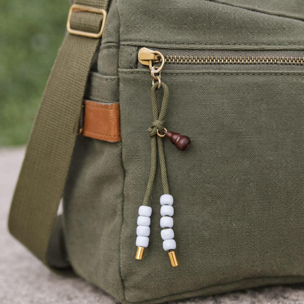 Unique Small Fish Key Chain Elegant Bag Pendant Creative Braided Rope Bag Charm Gift