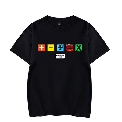 Camisetas Gráficas da Moda Ed Sheeran para Mulheres Homens Roupas de Verão Fitness Gola O Camiseta Masculina Oversized Camisetas Masculinas Tops