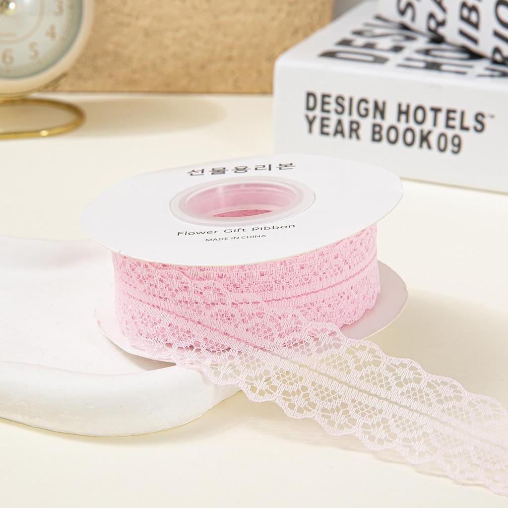 Blumenband zum Valentinstag: 25 Yards Hohlspitze für Kuchen- und Blumenstraußverpackungen