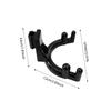 12PCS ABS Utility Hooks Wall Mounted Garage Organizers Heavy Duty Storage Hooks For Gardening Tools Shovels Hammers