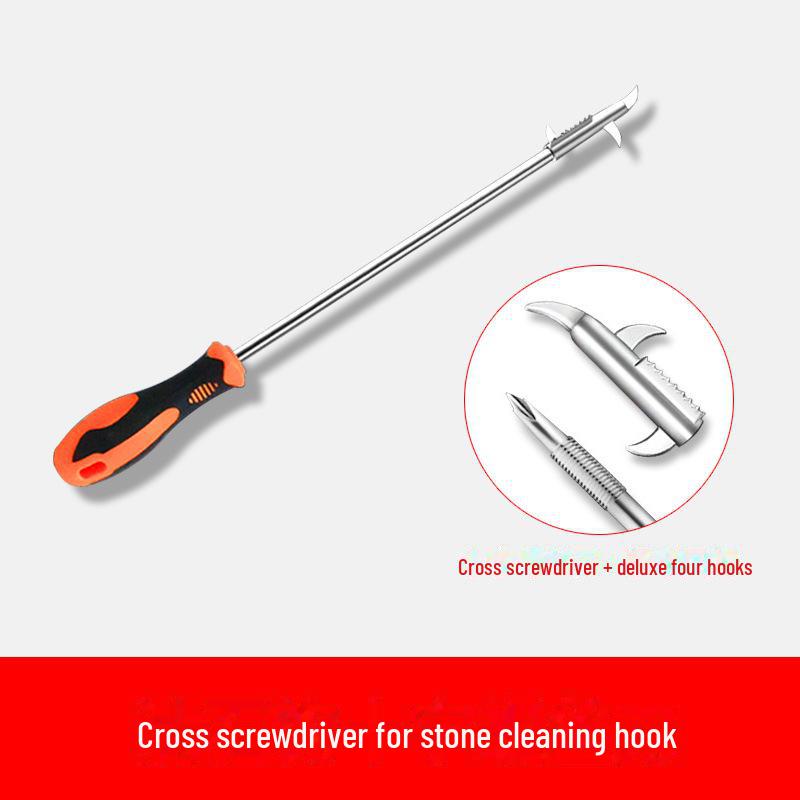 Car Tire Stone Removal Hook Tool - Multi-Function Cleaning Accessory