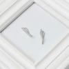 Leaf Jewelry Earrings Gold Feather Women Stud Earrings Accessories Gifts