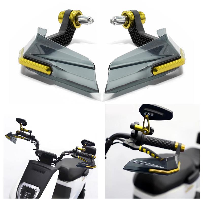 Motorcycle Handguard High Strength Impact Resistant Handlebar Wind Deflector for Motorbike GOLD