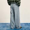 CROQUIS Men's Loose Straight-Leg Denim Jeans