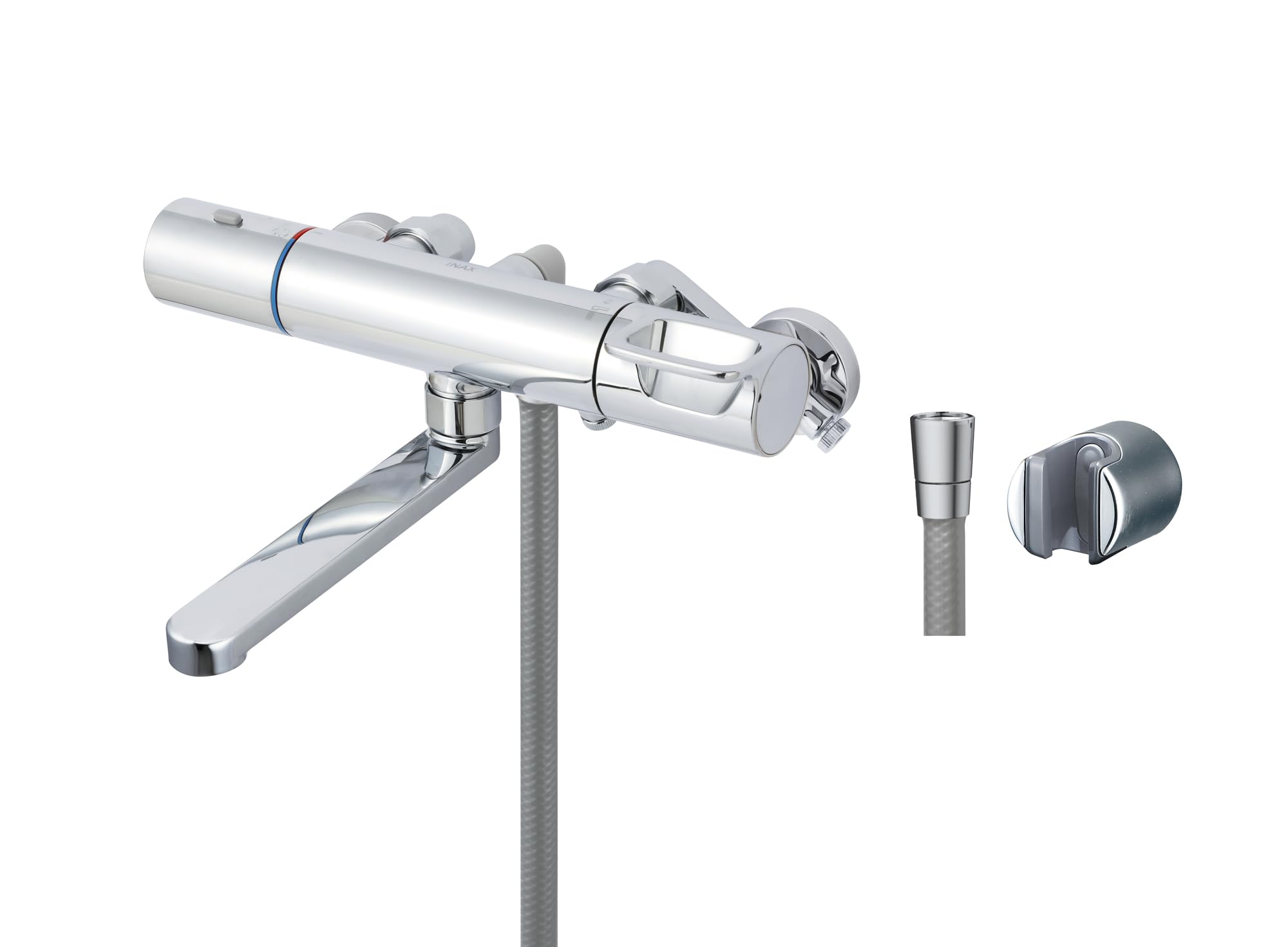 

LIXIL INAX Термостатический смеситель для ванны Душевая лейка Не для холодного климата Смеситель для душа для ванной комнаты RBF-910NA (Ручка с покрытием, в комплекте),