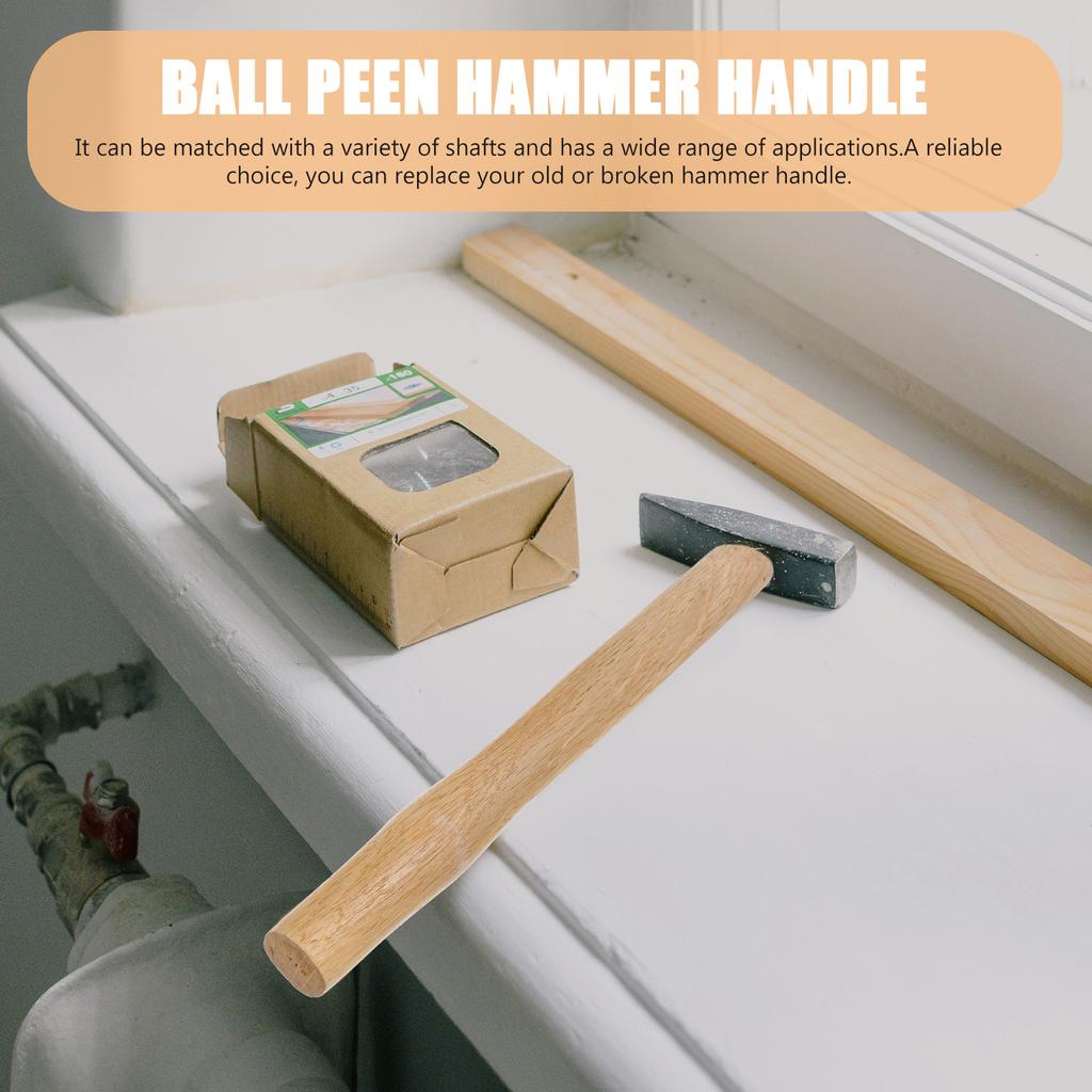 2pcs 40Cm Replacement For Claw Ball Peen Hammer Ball Peen Hammer Handle Octagon Grip Handle Wood Tool Accessory