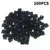 100pcs Y-Shaped Plastic Connectors - DIY Wire Mesh Fastening Clips For Pet Cage Linking - Shelf Clips