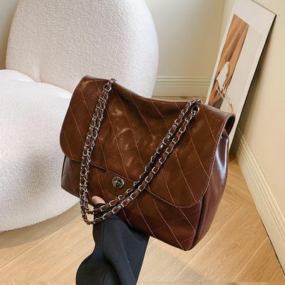 Large Capacity Bag for Women, 2026 Winter New Fashiable Tote Bag, Versatile Commuter Single Shoulder Crossbody Bags
