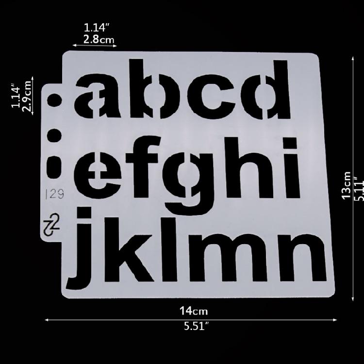 Exquisite Letter Number Stencil Template DIY Album Card Making Painting Template