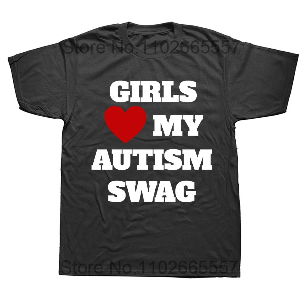 Autism University Autismus T Shirt Funny Autistic Intreovert Humor Gift Graphic T-shirt 100% Cotton Soft Unisex Tee Tops EU Size