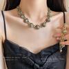 Fashion Exaggerated Design Lion Head Metal Necklace Senior Sense Retro Light Luxury Personality Set Jewelry