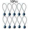 Ball Bungee Cords Portable Elastic Tent Fixing Rope Tarpaulin Awning Canopy Heavy Duty Tarp Tie Down Cords for Shelter Cargo