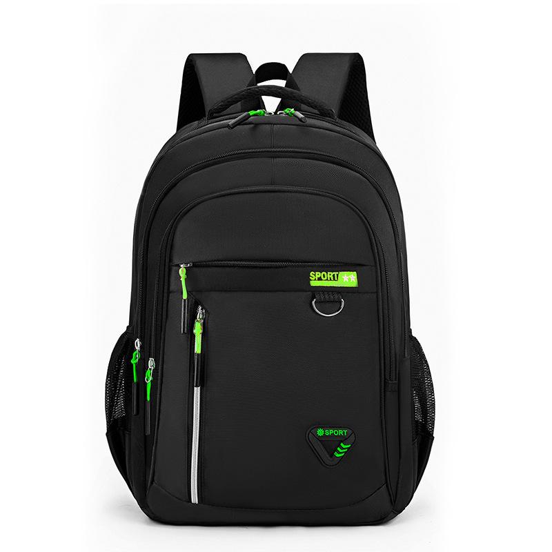 

Мужской деловой рюкзак для ноутбука большой вместимости для путешествий на открытом воздухе и учебы зелёный