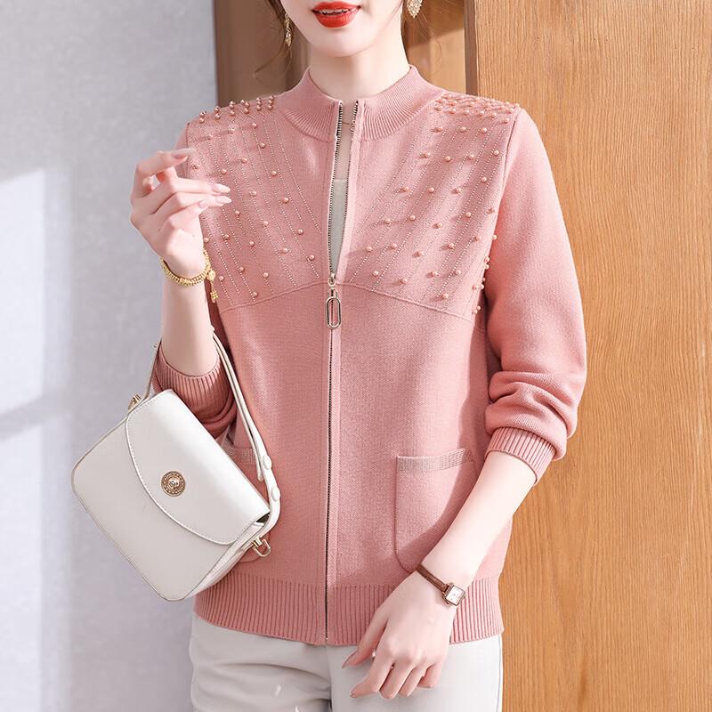 

XUEXI Женский шикарный вязаный кардиган-жакет со стойкой 2XL