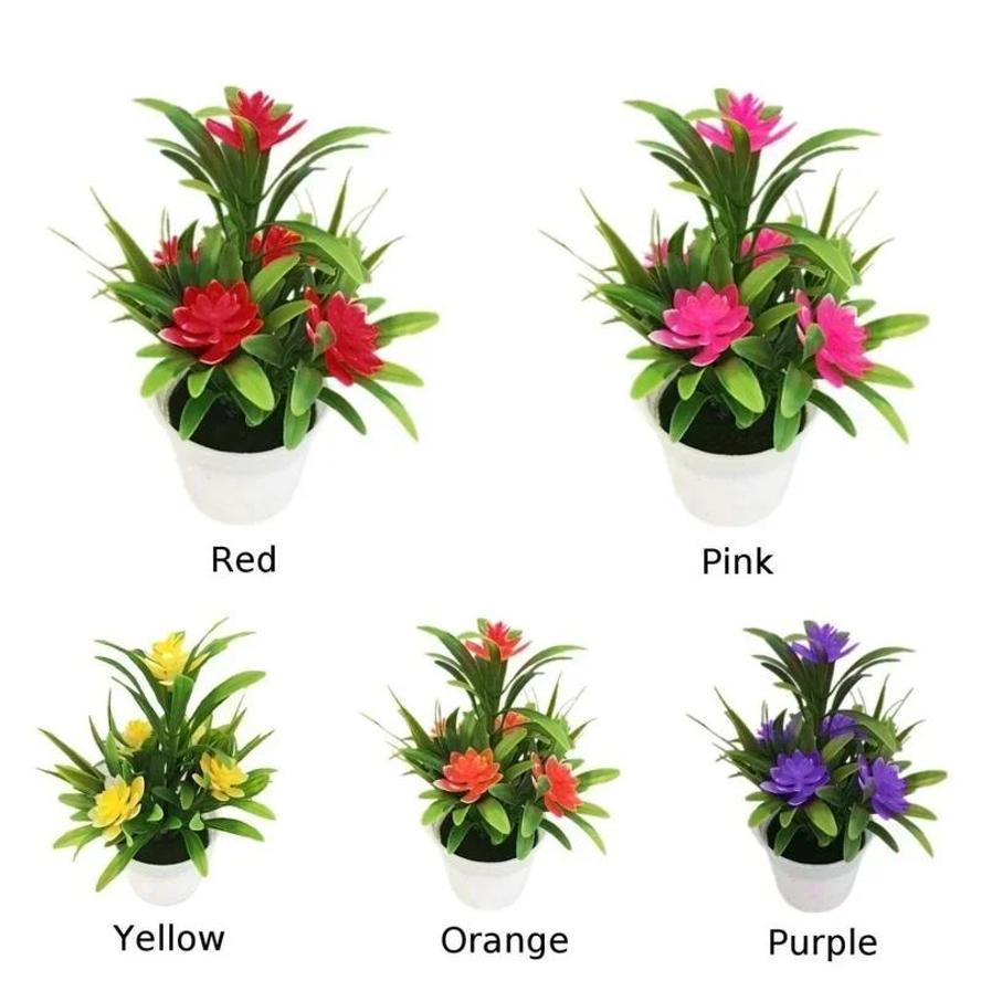 Multi-Color Artificial Flower Wedding Party Decoration Fake Flower Model Home Office Ornament For Home Decor