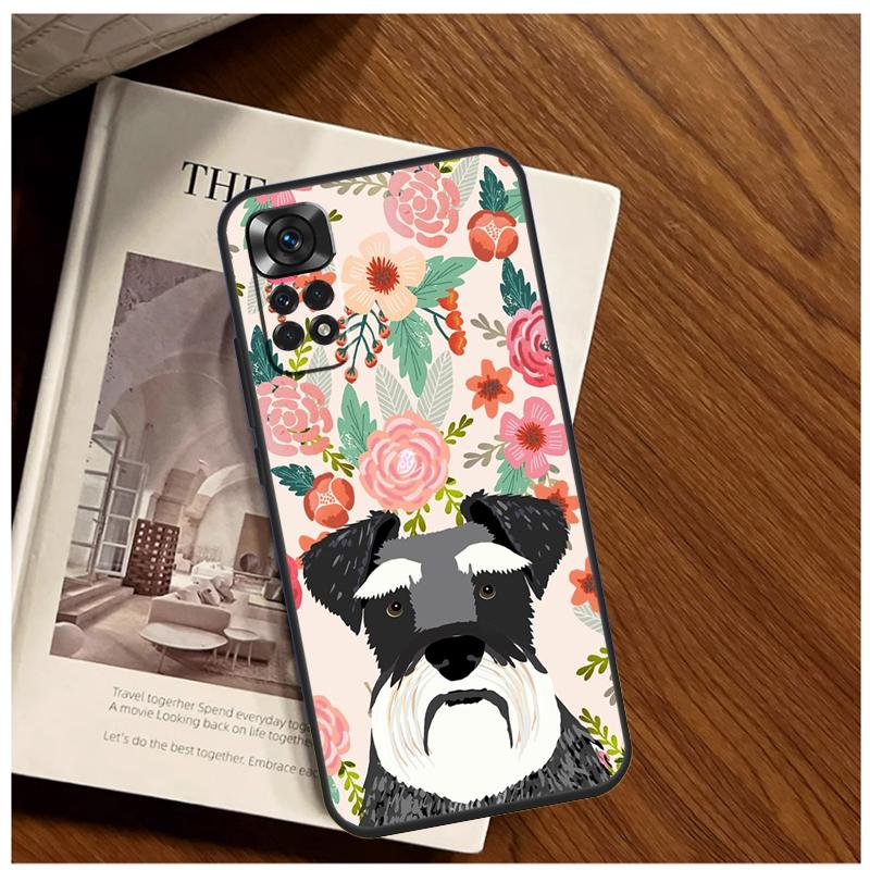 Schnauzer Puppy Dog Case For Xiaomi Redmi Note 11 10 9 12 13 14 15 Pro Plus Cover For Redmi 15 C 10C 13C 12C 14C