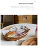 Nordic Rattan Woven Basket for Fruit, Bread, Snacks, and Decorative Use