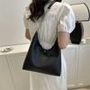Trendy Pu Tote Bag In Fashionable Black White Or Khaki Ideal For Everyday Use