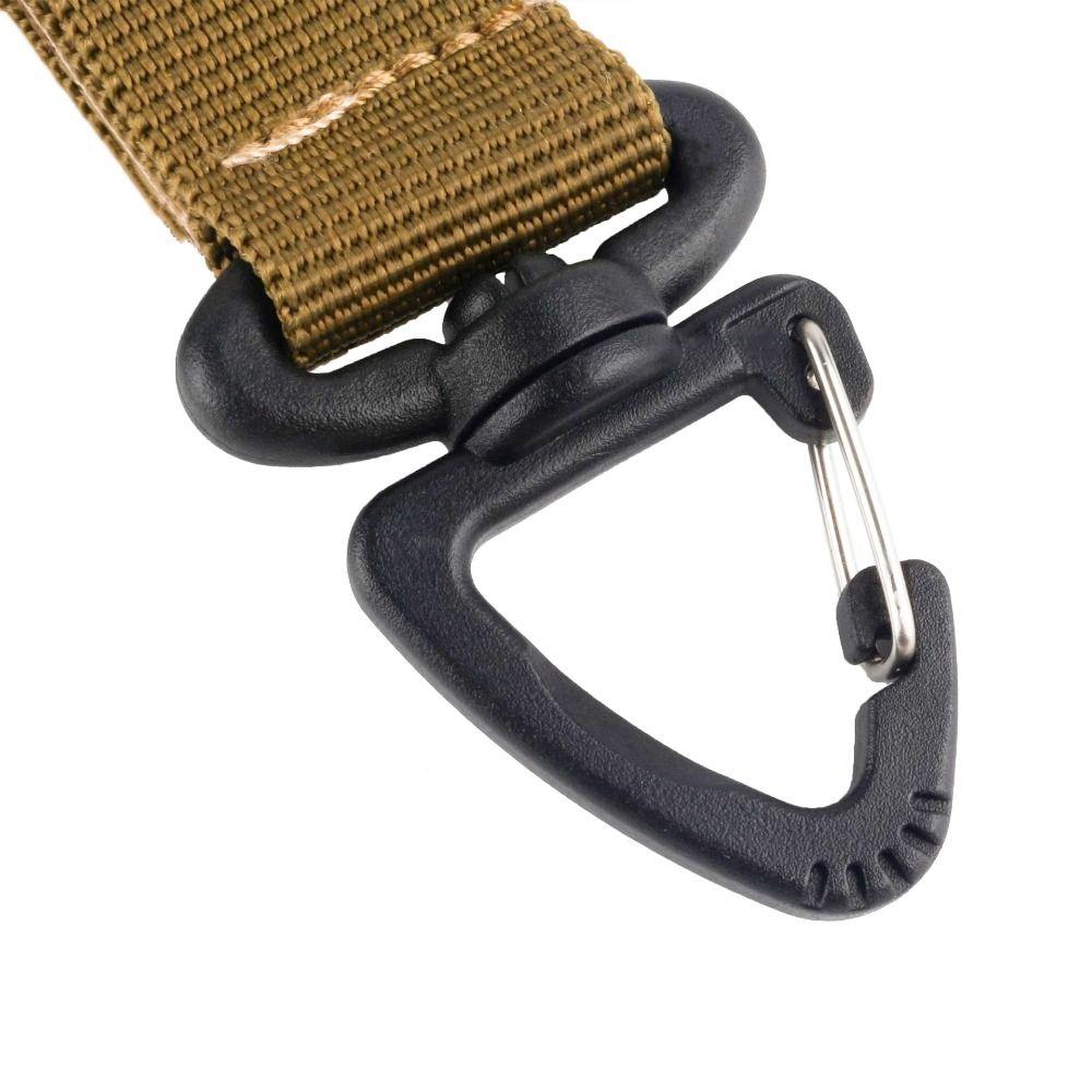 Adjustable Quick Release Gloves Hook Rotatable-hanging Head Webbing Gloves Hook  Backpack