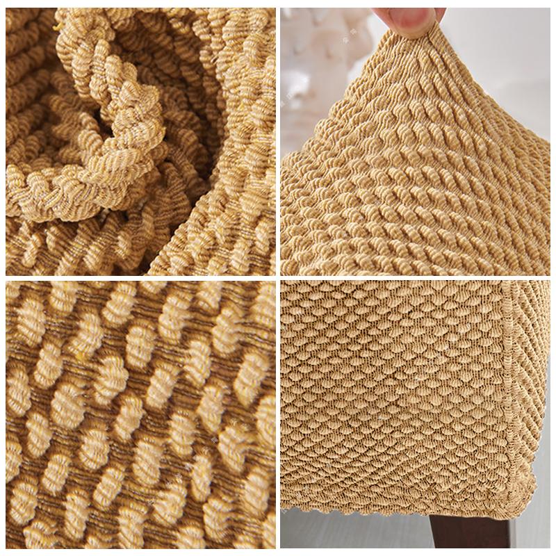 Simple Elastic All-inclusive Sofa Footstool Cover Thickened Chair Covers Ottoman Cover Solid Color Pedal Cover Slipcover