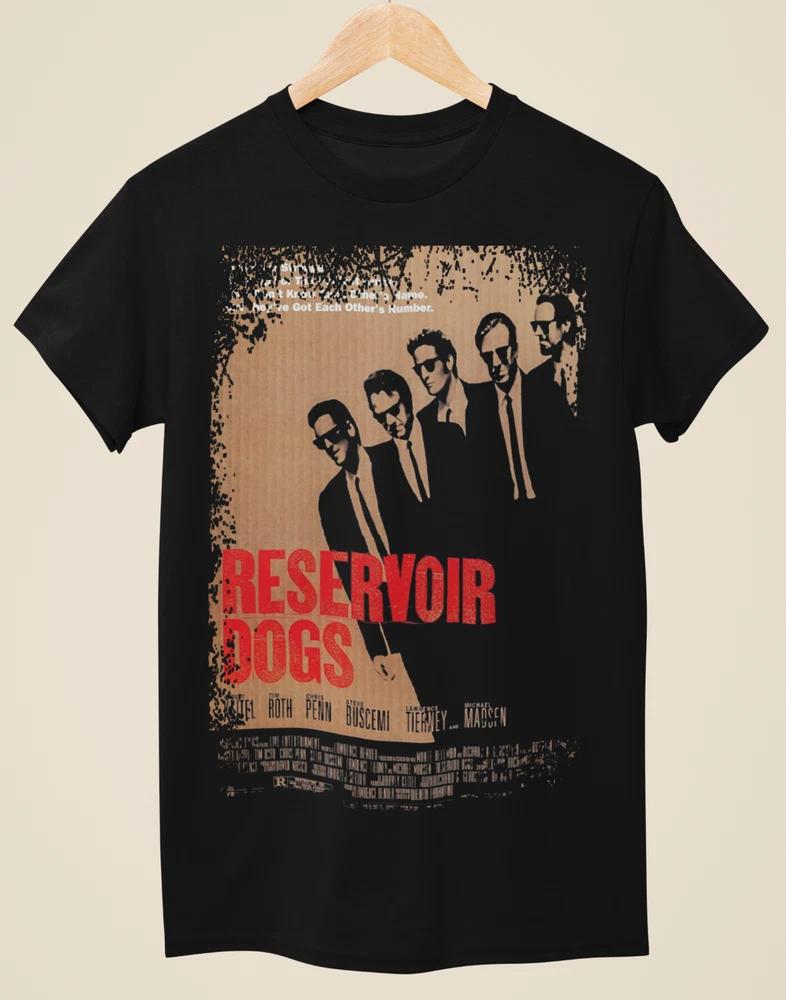 Reservoir Dogs Movie Poster Inspired Unisex Black TShirt S