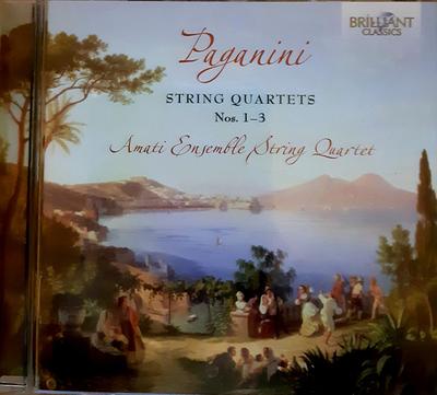 CD AMATI ENSEMBLE CVARTET DE COARDE; PAGA - Paganini: Cvartete de coarde  94287 Brilliant Class 2012 Europa Clasic Folosit