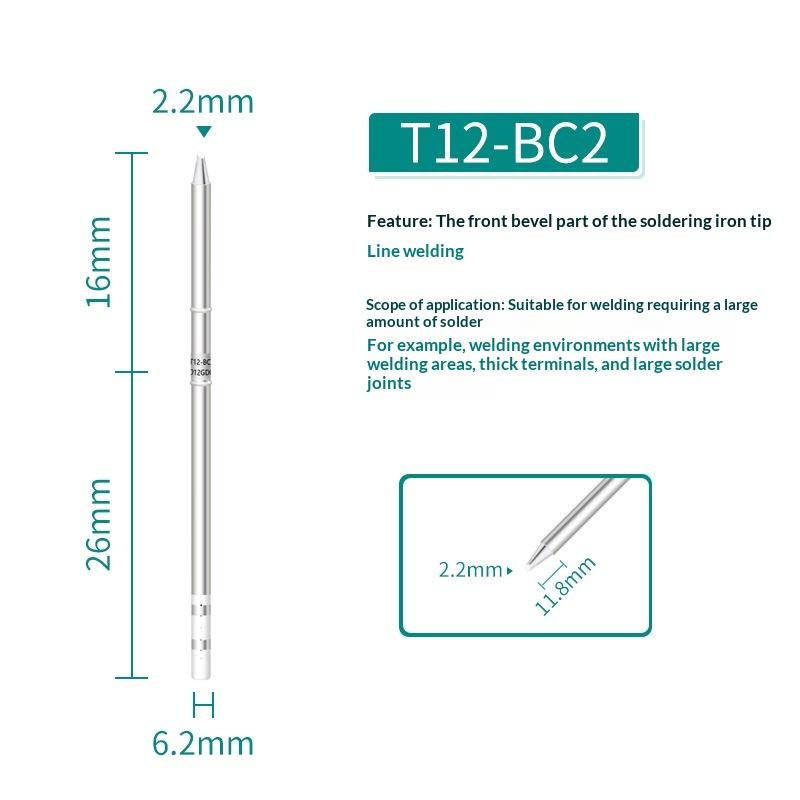 TS100 TS101 Soldering Iron Tip Replacement Multiple Models Fit for Pinecil V2 Series Electronic Welding Tools