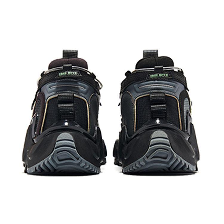 Hongxing Erke Wangyue Trendy Comfortable Shock Absorbing Wear Resistant Low Top Sports Casual Shoes Men Sneakers Black Gray 51122402026-004