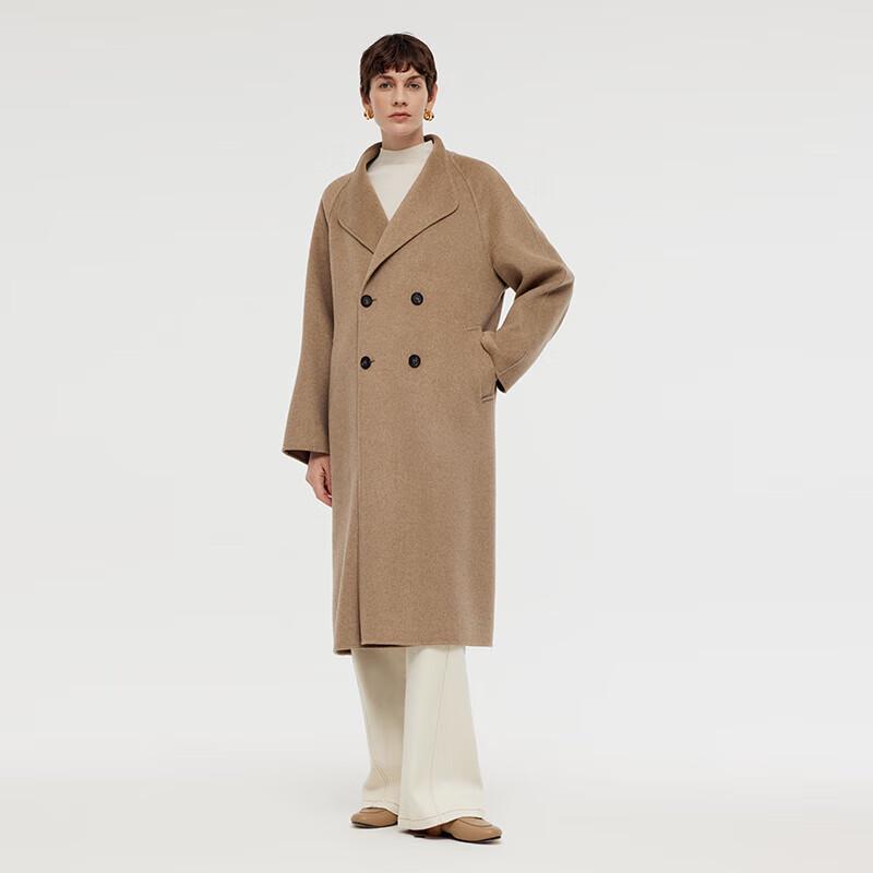 GOELIA Unisex Winter Cashmere Lapel Coat