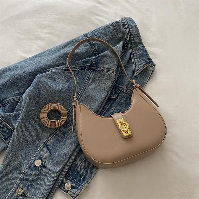 Premium sense bag women s new work commuter shoulder armpit bag versatile messenger bag niche crescent bag