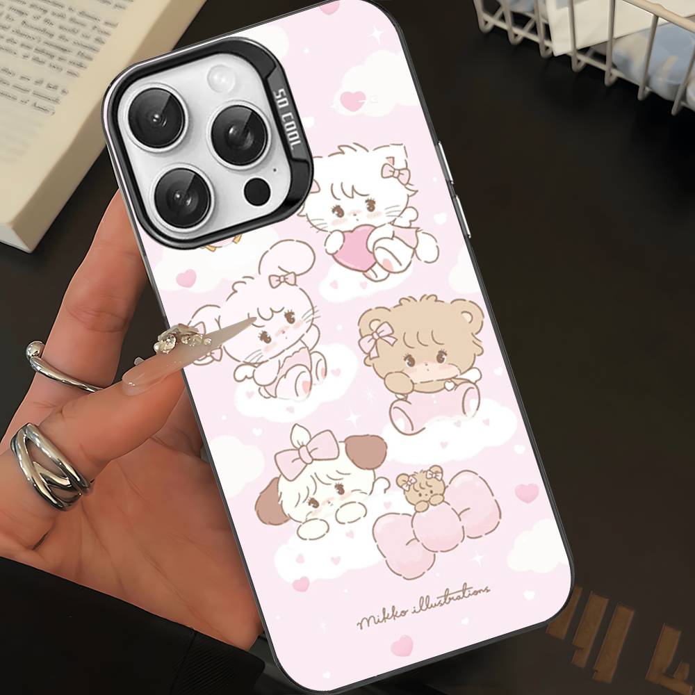 

Популярный художник M-Mikko Для iPhone 17 16 15 14 13 12 11 Pro Max Plus Матовый Цветной Задний Чехол Для Телефона iPhone 12pro max