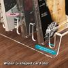 1Pc Transparent CD Rack Album Display Storage for Records And Tapes Multifunctional Counter Display Stand Organizer