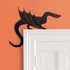 New Cute Dragon Metal Door Topper