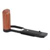 Vertical Quick Release Plate L Bracket Hand Grip Holder for Z F Camera with 1/4 Inch Screw Hole Black