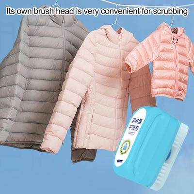 120ML Down Jacket Dry Cleaning Agent with Brush Wash Free Cleaning Brush Down