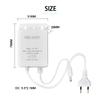 100V-240V AC zu 12V DC Wasserdichter Außennetzteil - US/EU-Stecker für europäische Stromversorgungsladegerät