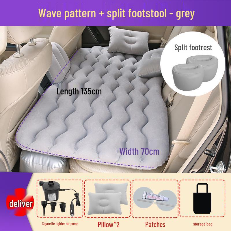 Car Back Seat Inflatable Mattress - Travel Air Cushion Bed