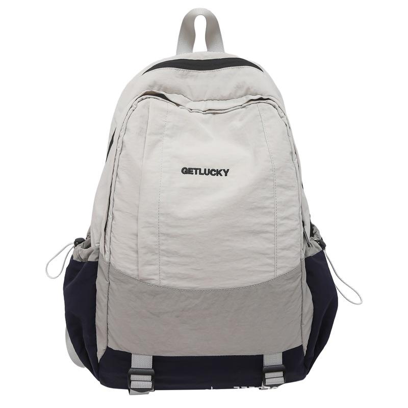 Schoolbag Light Travel Backpack Female College Student Leisure School Bag Hiking Large Capacity Men's Commuter Computer Backpack